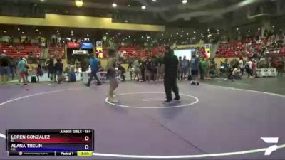 164 lbs Quarterfinal - Loren Gonzalez, KS vs Alana Thelin, MO