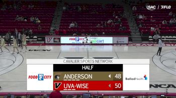 Replay: Anderson (SC) vs UVA Wise - Men's | Jan 13 @ 4 PM