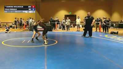 113 lbs Cons. Sub-rd Of 16 - Samora Wolokolie, Outsiders vs Cole Fernald, Integrity