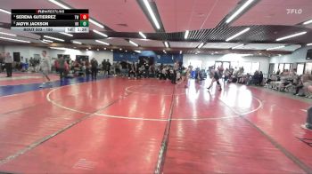 150 lbs Quarterfinal - Jadyn Jackson, Kuna Klub vs Serena Gutierrez, TW Wrestling