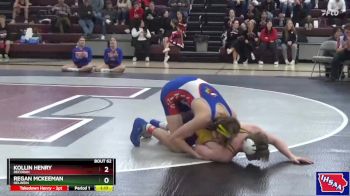 150 lbs Semifinal - Regan McKeeman, Oelwein vs Kollin Henry, Decorah