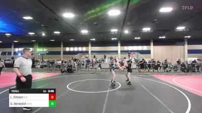 150 lbs Consi Of 16 #2 - Laramie Gibson, Mid Valley Wr Ac vs Gunner Benedict, Wright Wr Ac