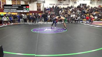 120 lbs Champ. Round 2 - Francisco Miranda, Sunnyside vs Bradley Bauman, St Edward