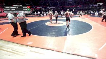 3A 165 lbs Cons. Round 1 - Sean Kolkebeck, DeKalb vs Daniel Lynch, Chicago (Mt. Carmel)