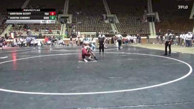 7A 132 lbs Quarterfinal - Austin Cherry, Mary G Montgomery vs Greyson Scott, Prattville