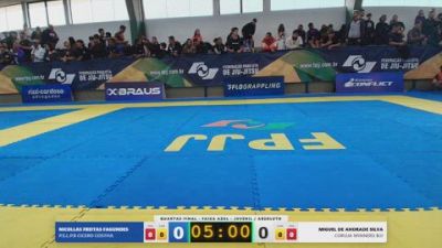 MIGUEL DE ANDRADE SILVA vs NICOLLAS FREITAS FAGUNDES 2026 FPJJ Circuito Paulista NO GI Etapa 3
