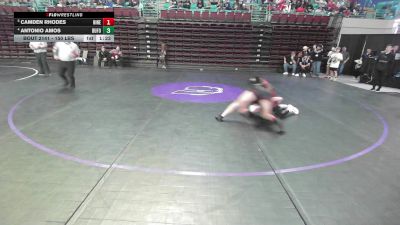 150 lbs Quarterfinal - Camden Rhodes, Ninety Six vs Antonio Amos, Buford