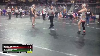 122 lbs Champ. Round 2 - Sophie Grunhuvd, Team Montana vs Alexis Pehrson, Team Nebraska