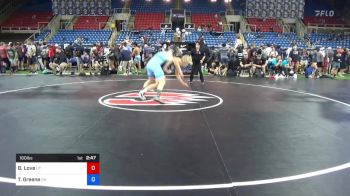 160 lbs Rnd Of 16 - Banks Love, Utah vs Tristin Greene, Ohio