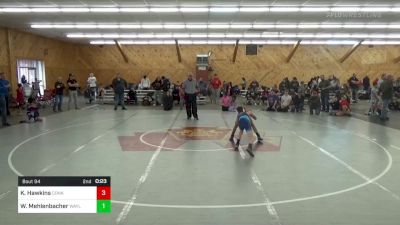 Semifinal - King Hawkins, Conklin vs Weston Mehlenbacher, Wayland