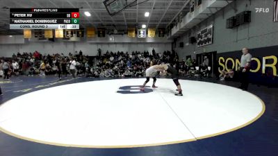 175 lbs Cons. Round 3 - Peter Xu, Diamond Bar vs Nathaniel Dominguez, Pacifica/Oxnard