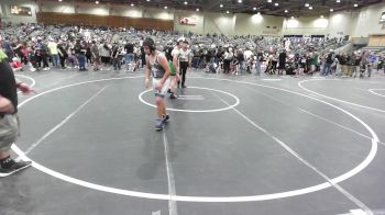 156 lbs Quarterfinal - Emmanuel Perla, Swamp Monsters WC vs Jerett Nelson, Willits Grapplin Pack