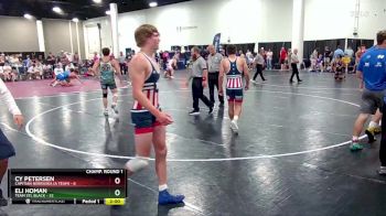 165 lbs Champ Round 1 (16 Team) - Cy Petersen, Capitian Nebraska (A Team) vs Eli Homan, Team STL Black