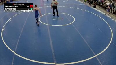 106 lbs Quarterfinals (8 Team) - Daxton Werner, Norfolk vs Cayden Engel, Lincoln East