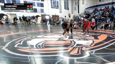 215 lbs Champ. Round 1 - Kayden Hurm, Crawford vs Jayden Parks, El Cajon Valley