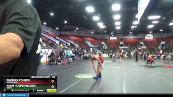 130 lbs Cons. Round 2 - Phoenix Contos, Unaffiliated vs Koen Huepenbecker, NBWC