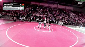 6A 106 lbs 1st Place Match - Easton Olson, Riverton vs Kacen Jones, Corner Canyon
