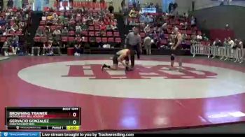 182 lbs Quarterfinal - Browning Trainer, Montgomery Bell Academy vs Gervacio Gonzalez, Christian Brothers