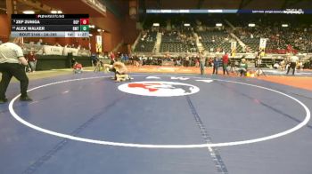 2A-285 lbs Quarterfinal - Alex Walker, Rocky Mountain vs Zef Zuniga, Big Piney