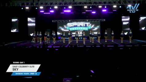 East Celebrity Elite - Sky [2025 L1.1 Youth - PREP - B Day 1] 2025 Spirit Fest Grand Nationals