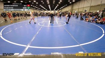 76 lbs Rr Rnd 4 - Luke Olsen, Mojo 12U vs Atley Gruenenfelder, Team Wisconsin 12U