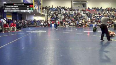 139 lbs R-32 - Colston Skeen, Parkersburg-WV vs Tanner Hamilton, Grove City