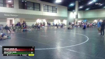 113 lbs Placement Matches (16 Team) - Braxton Hass, Iowa Gables vs Bryan Davis Jr, Applied Pressure X Kame