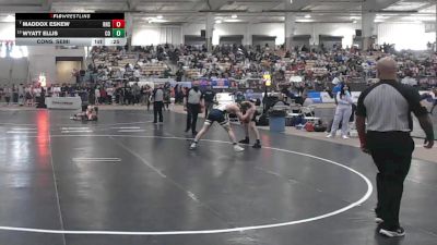 AA 157 lbs Cons. Semi - Wyatt Ellis, Cookeville High School vs Maddox Eskew, Ravenwood High School