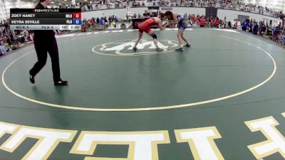 95 lbs Zoey Haney, Missouri Red vs Keyra Seville, Pennsylvania Red