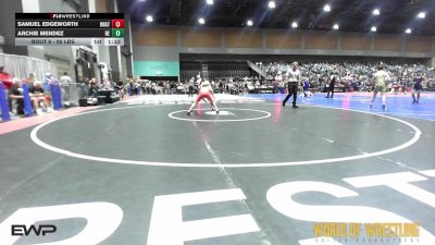 95 lbs Round Of 32 - Samuel Edgeworth, Unattached vs Archie Mendez, Nevada Elite