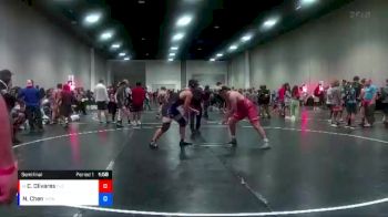 220 lbs Semifinal - Connor Olivares, Florida vs Nathan Chen, Youth Impact Center Wrestling Club