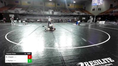 125 lbs Quarterfinal - Mason Ziegler, Lehigh vs Jackson Parker, F&M