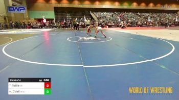 85 lbs Consi Of 4 - Tyler Tuttle, Nevada Elite vs Hunter O'dell, Hidden Valley Mustangs