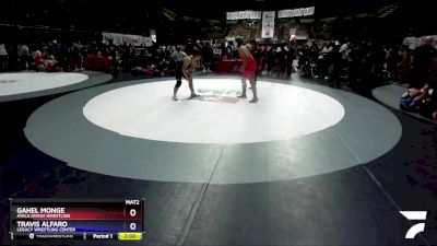 187 lbs Quarterfinal - Gahel Monge, Ayala Smash Wrestling vs Travis Alfaro, Legacy Wrestling Center