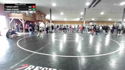 68 lbs Consi Of 8 #2 - Abigail Smith, South Williamsport vs Emma Steiner, Huntington Mills