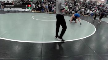 144 lbs Champ. Round 2 - Carson Vandoremalen, Excelsior Springs vs Eli Manley, Seneca Wrestling