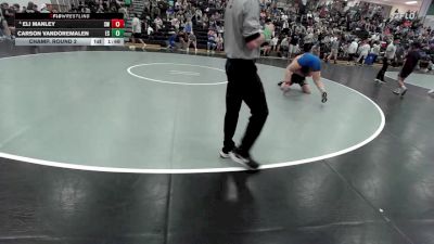 144 lbs Champ. Round 2 - Carson Vandoremalen, Excelsior Springs vs Eli Manley, Seneca Wrestling