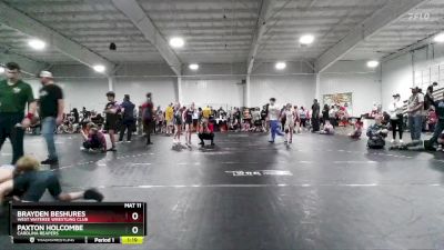 60/65 Round 3 - Brayden Beshures, West Wateree Wrestling Club vs Paxton Holcombe, Carolina Reapers