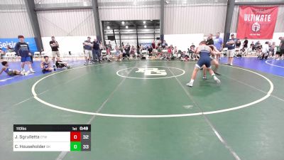 110 lbs Rr Rnd 1 - Jaxon Sgrulletta, CT Whale K-8 vs Cody Householder, Bad Karma MS