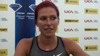Anna Pierce gets in good position and kicks home for the win at 2012 Aviva Birmingham Grand Prix