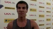 Donn Cabral talks adjustment to international competition at 2012 Aviva Birmingham Grand Prix