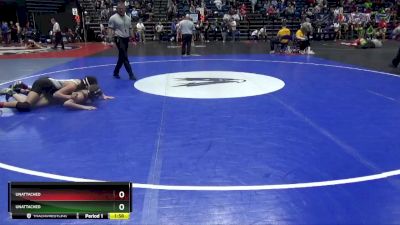 126 lbs Semifinal - Izaac Gaines, Blue Line Training Academy vs Maximus Delgado, Yorkville WC