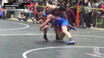 128 lbs Quarterfinal - Kolby Dennington, Tracy Wrestling Club vs Thaison Yang, Clark
