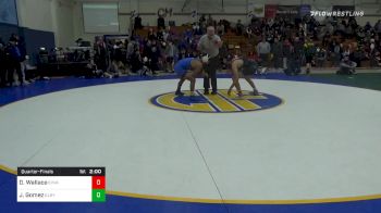 126 lbs Quarterfinal - Donovan Wallace, Evergreen Valley vs Jayden Gomez, Gilroy