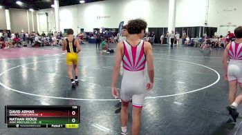 126 lbs Round 3 (10 Team) - David Armas, Maximum Performacne vs Nathan Rioux, Avon Wrestling Club