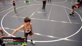 102 lbs Semifinal - Jack Grygelko, Centennial Youth Wrestling vs Nolan Ourada, Minnesota