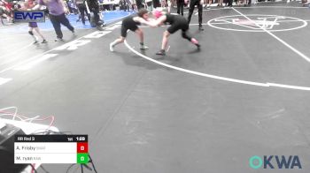 95 lbs Rr Rnd 3 - Arwen Frisby, Skiatook Youth Wrestling vs Madison Ryan, Raw Wrestling Club