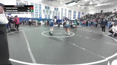 190 lbs Champ. Round 2 - Teagan Moise, Camarillo vs Danna Garcia, Santa Monica