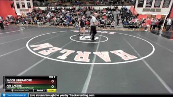 170 lbs Semifinal - Ari Zaeske, Frankfort (LINCOLN-WAY EAST) vs Jacob Liberatore, Chicago (MARIST)