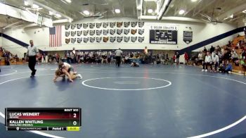 157 lbs Cons. Round 3 - Lucas Weinert, Revere vs Kallen Whitling, Highland (Medina)